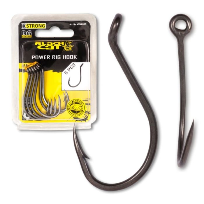 Black Cat Power Rig Hook Dg Coating