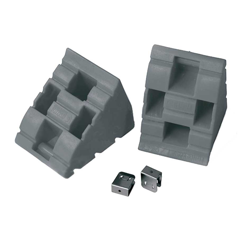 Chock Level Stopklods Grå