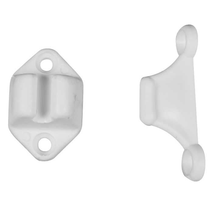 Dørholder Plast Dele Hvid