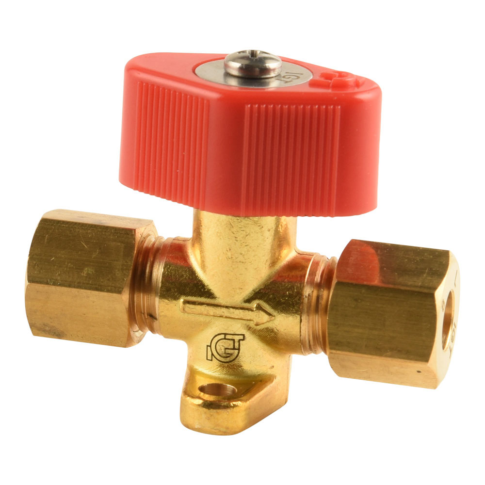 Gas Ventilblok Med Gashane Gashane Udgang Tilgang Mm Afgang Mm