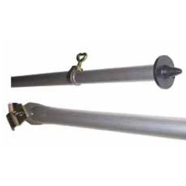 Støttestang Aluminium Med Klemmebeslag 170-260 Cm