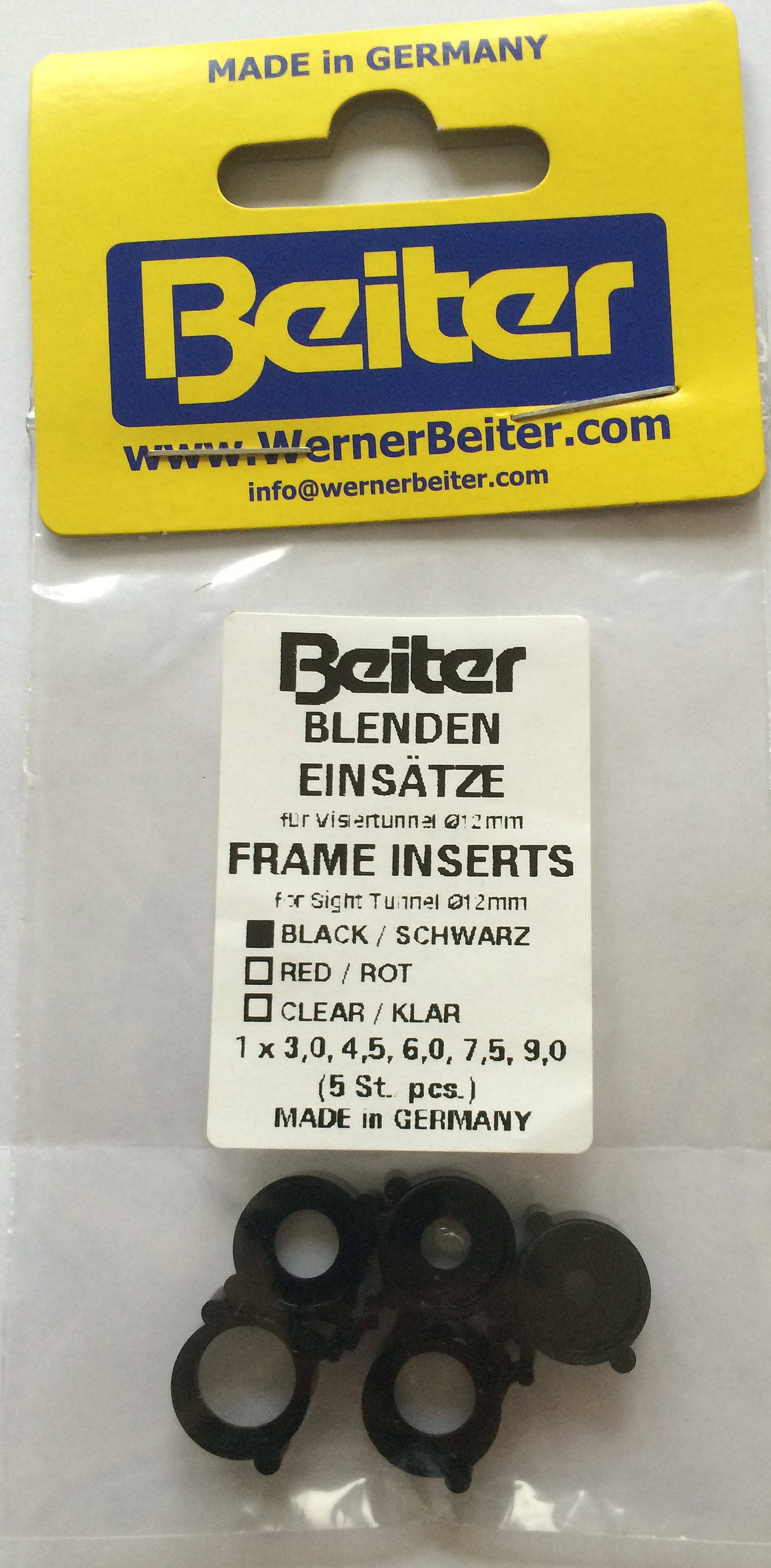 Beiter Inserts               Mm Sight Tunnel