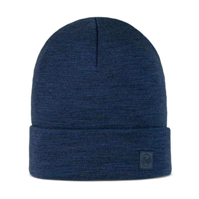 Buff Heavyweight Beanie Merino-solid Night Blue Hue