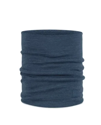 Buff Heavyweight Merino Wool Halsedisse-solid Indigo Buff Og Lign