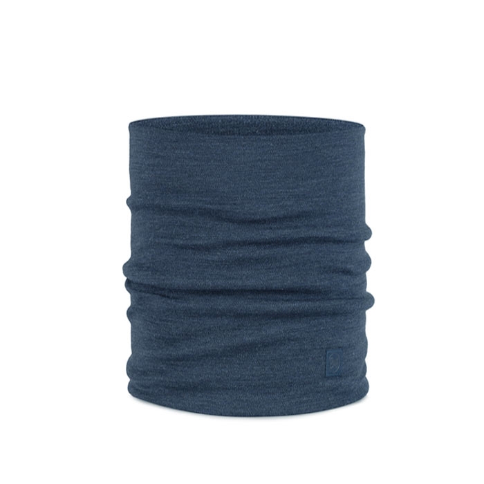 Buff Heavyweight Merino Wool Halsedisse-solid Indigo Buff Og Lign