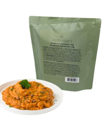 Frysetørret Mad Gullash Med Kartofler Og Oksekød