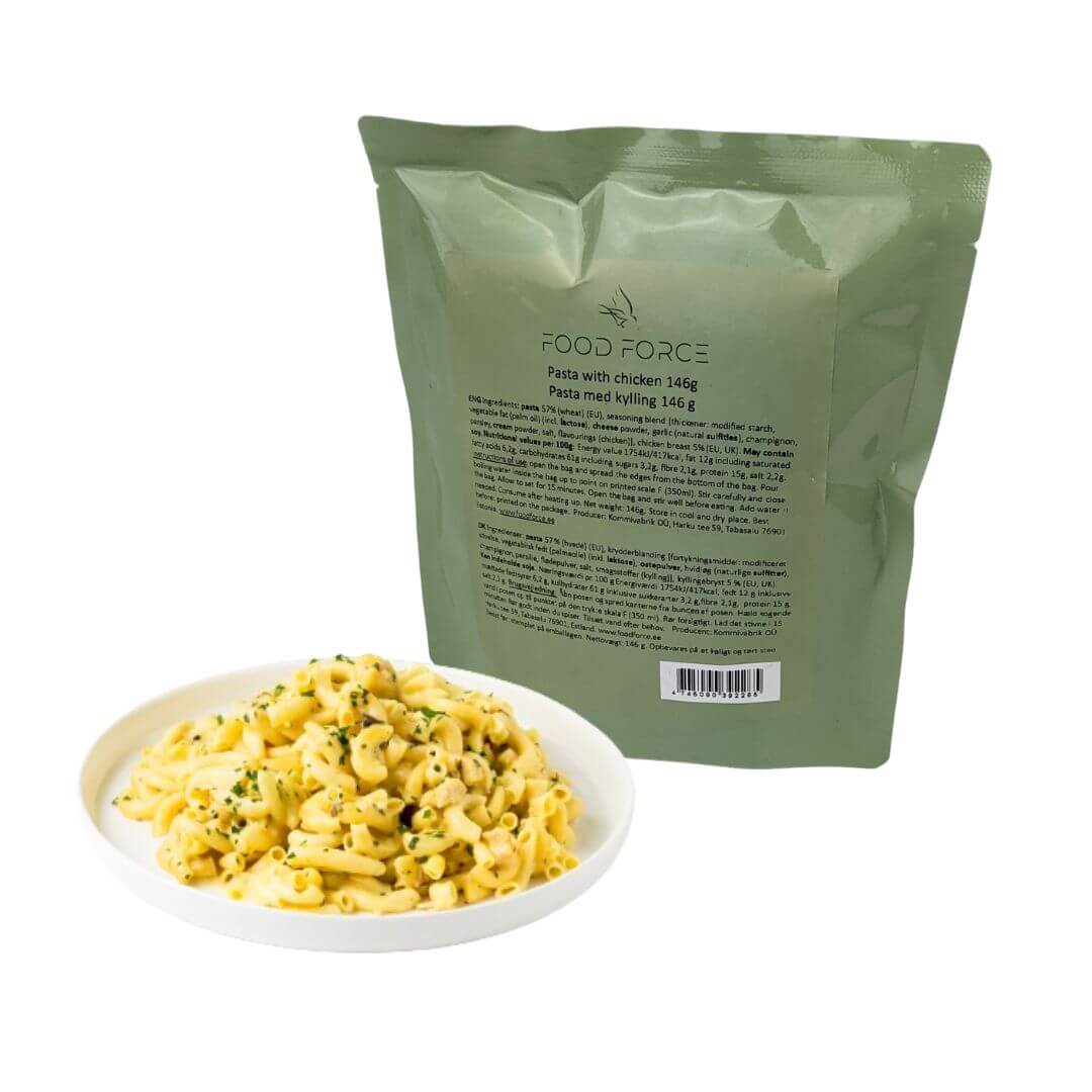 Frysetørret Mad Pasta Med Kylling