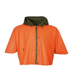 Percussion Poncho Vendbar Orang Grøn